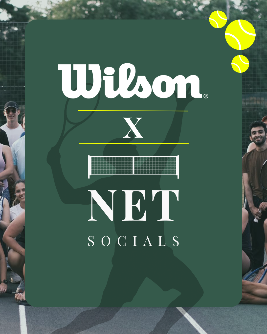 Wilson and Net Socials partnership for grassroots tennis