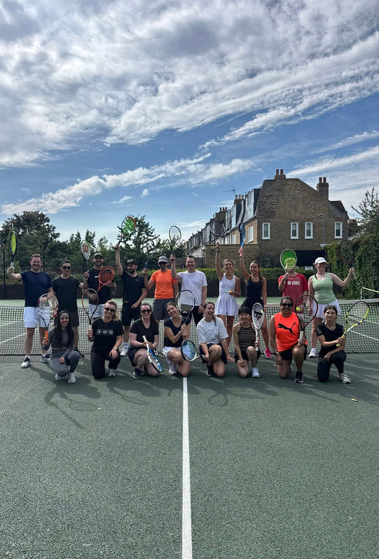 Net Socials social tennis community at All Star tennis location in Leader's Gardens