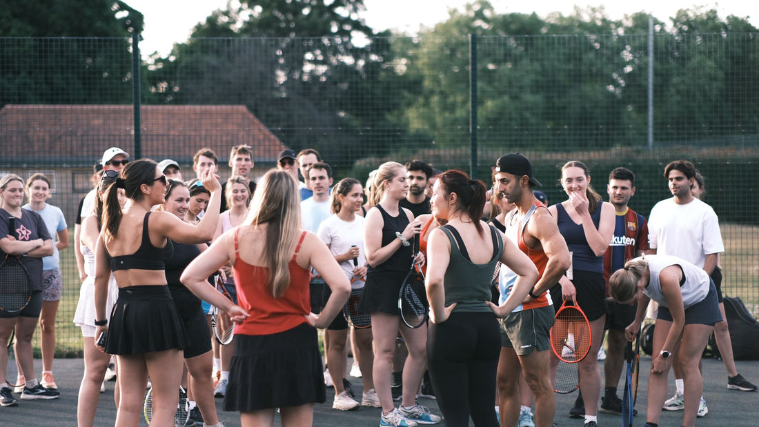 Net Socials a social tennis community in London and beyond running a session