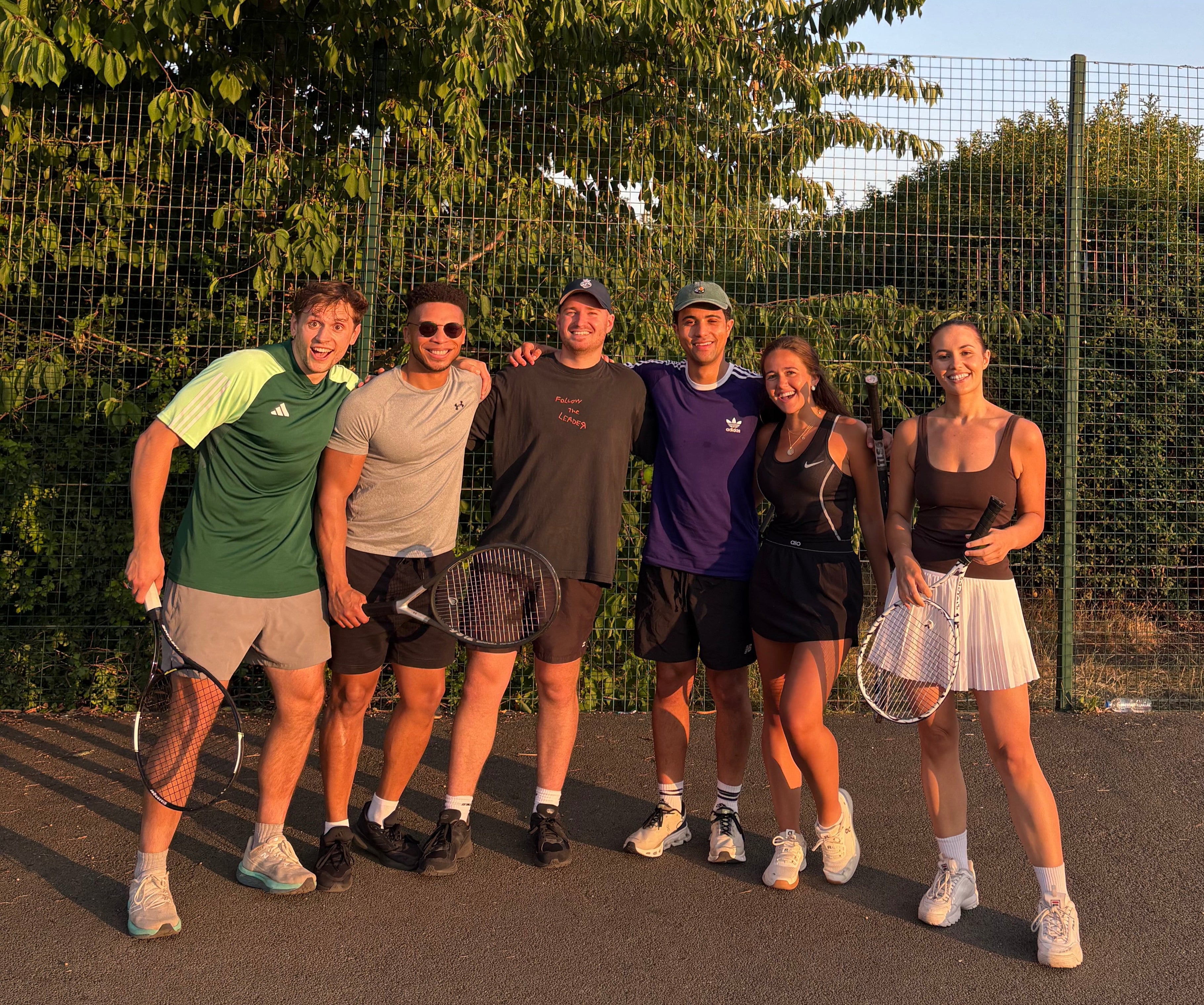 Social tennis community and social tennis club Net Socials at Clapham Common in London
